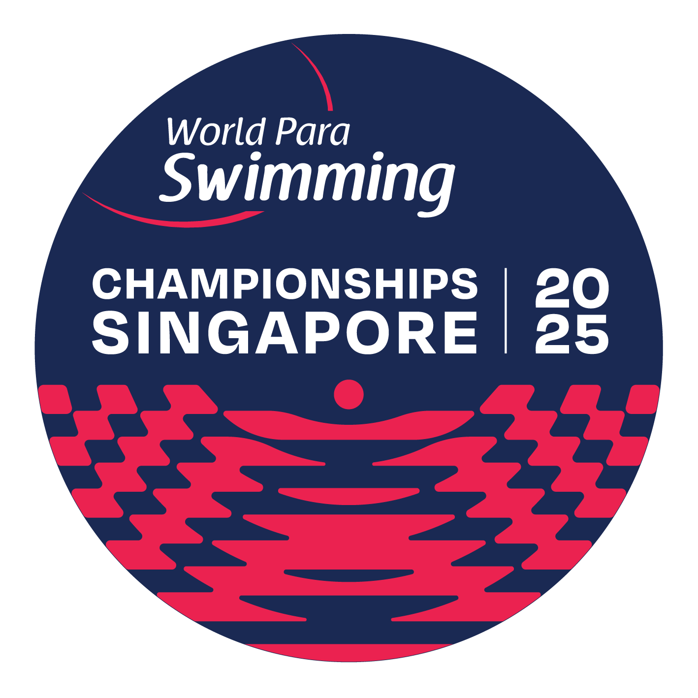 Singapore 2025 World Para Swimming Championships Logo