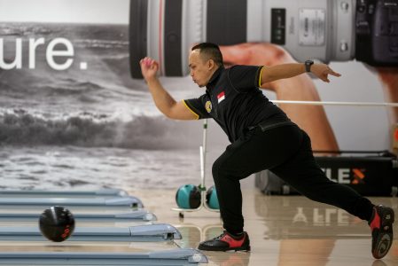 Mohd Ismail in action for the Singles TPB3 (mixed)event (1)